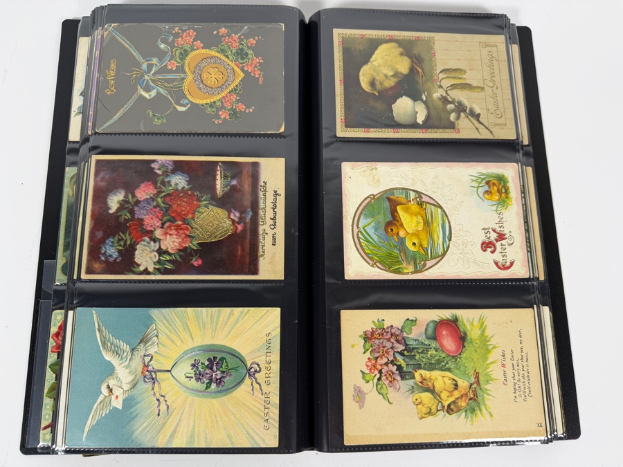 Collection Of (220) Vintage Postcards Including Christmas Postcards, Easter Postcards, Happy New Year Postcards, Happy Birthday Postcards And More - See Photos [Photo 25]