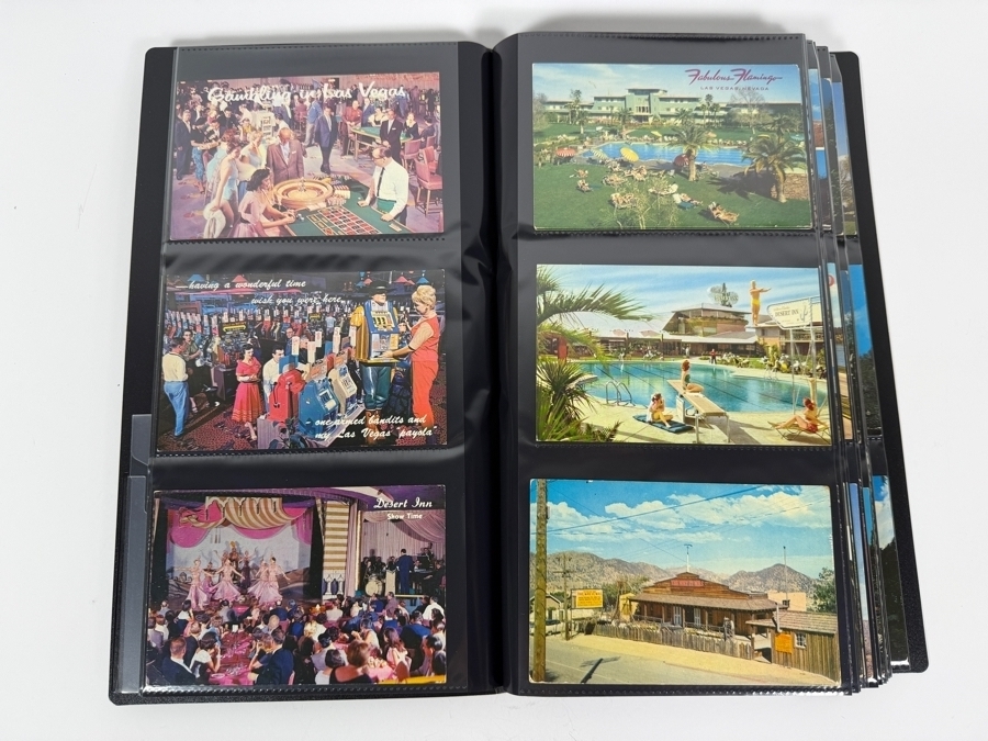 Collection Of (219) Vintage Postcards Including Las Vegas Casino Postcards, Hotel Tourism Postcards, United States Landmark Postcards And More - See Photos [Photo 6]