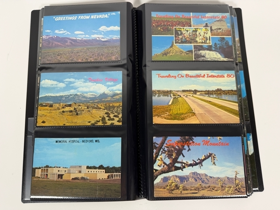 Collection Of (219) Vintage Postcards Including Las Vegas Casino Postcards, Hotel Tourism Postcards, United States Landmark Postcards And More - See Photos [Photo 10]