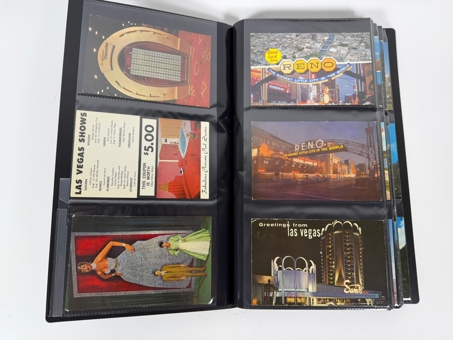 Collection Of (219) Vintage Postcards Including Las Vegas Casino Postcards, Hotel Tourism Postcards, United States Landmark Postcards And More - See Photos [Photo 3]