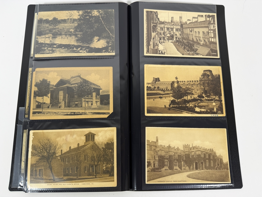 Collection Of (96) Vintage Black & White Postcards - See Photos [Photo 17]