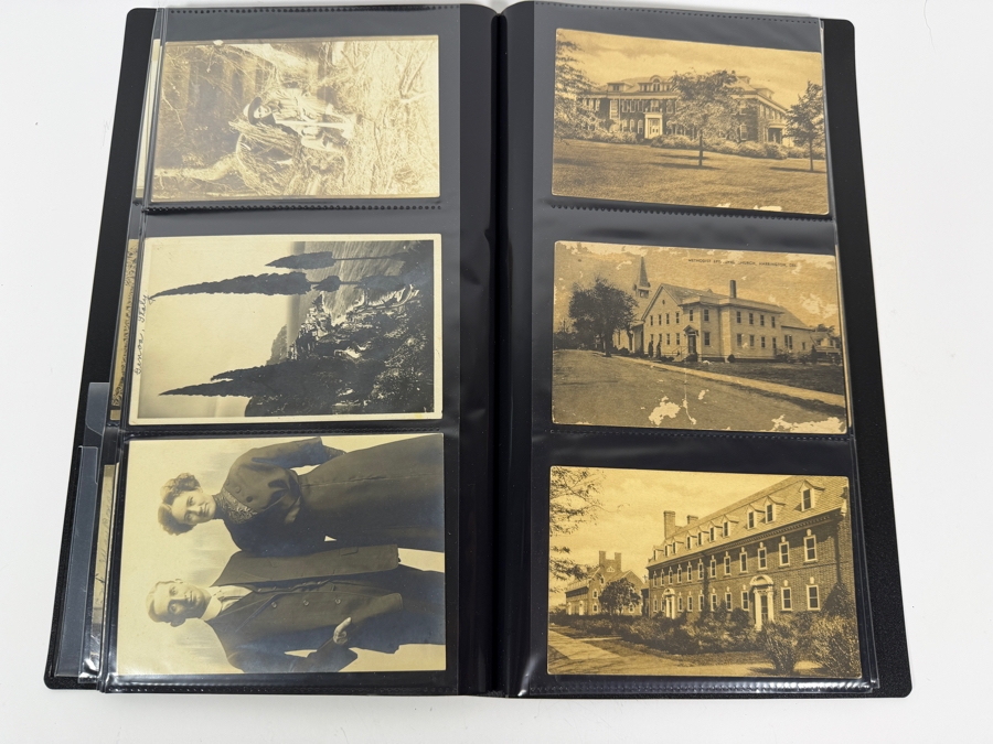 Collection Of (96) Vintage Black & White Postcards - See Photos [Photo 16]