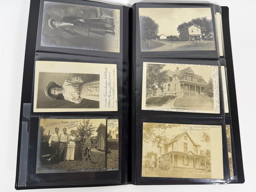 Collection Of (96) Vintage Black & White Postcards - See Photos [Photo 5]