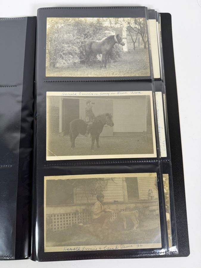 Collection Of (96) Vintage Black & White Postcards - See Photos [Photo 8]