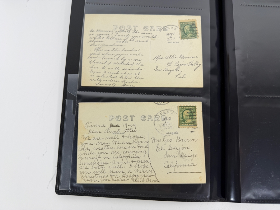 Collection Of (96) Vintage Black & White Postcards - See Photos [Photo 6]