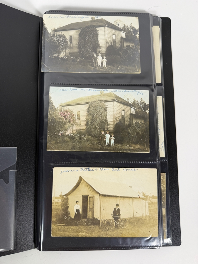 Collection Of (96) Vintage Black & White Postcards - See Photos [Photo 3]