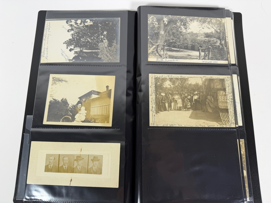 Collection Of (96) Vintage Black & White Postcards - See Photos [Photo 11]