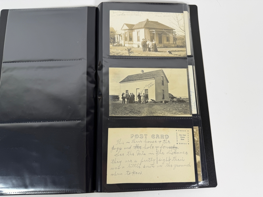 Collection Of (96) Vintage Black & White Postcards - See Photos [Photo 12]