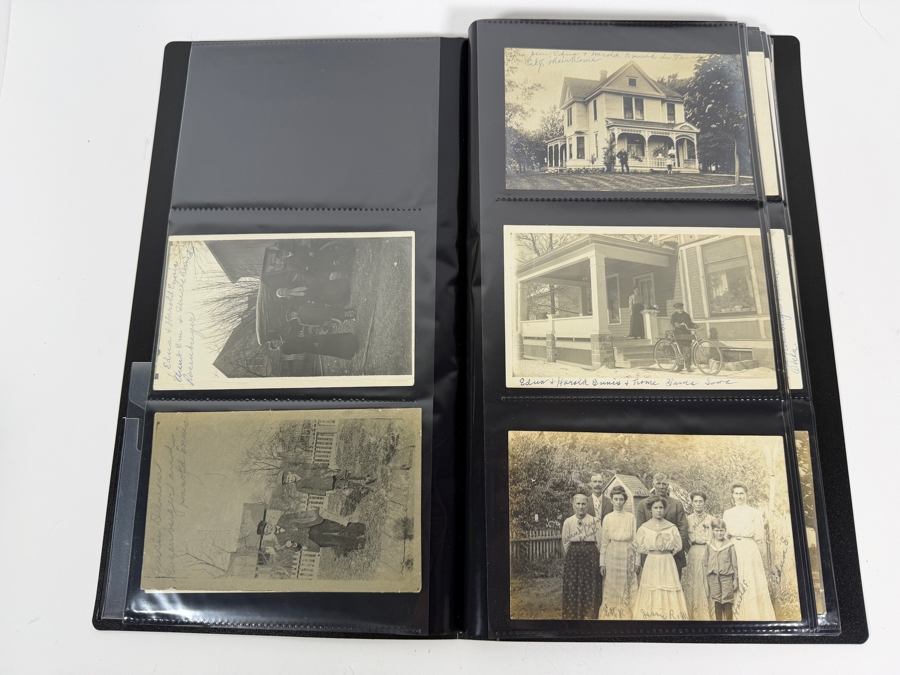 Collection Of (96) Vintage Black & White Postcards - See Photos [Photo 9]