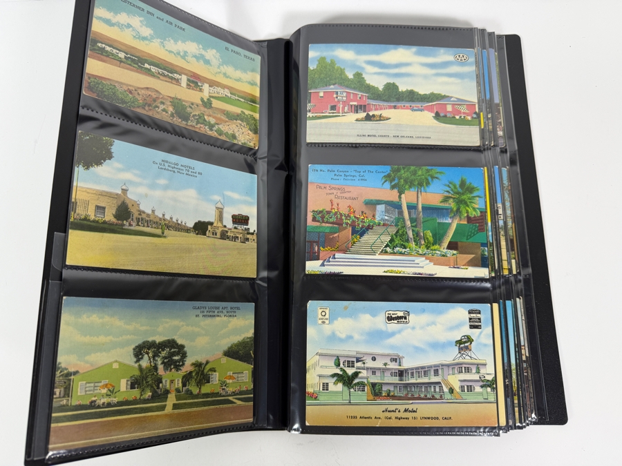 Collection Of (206) Vintage Postcards Mainly Hotel Tourism Postcards - See Photos [Photo 4]