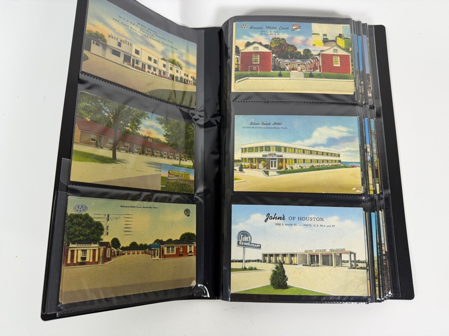 Collection Of (206) Vintage Postcards Mainly Hotel Tourism Postcards - See Photos [Photo 3]