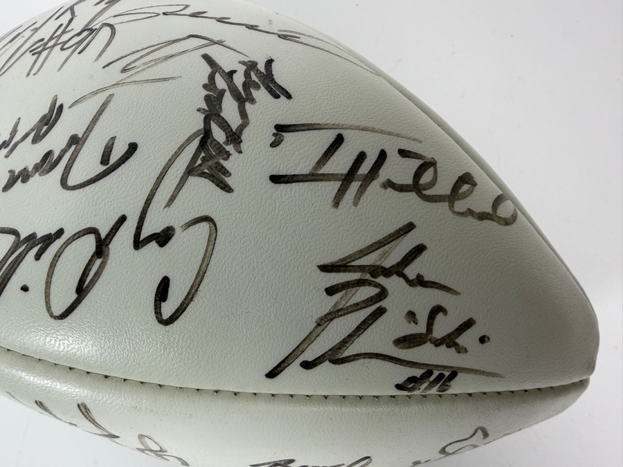 Signed Rookie Class Football - See Photos For Autographs [Photo 9]