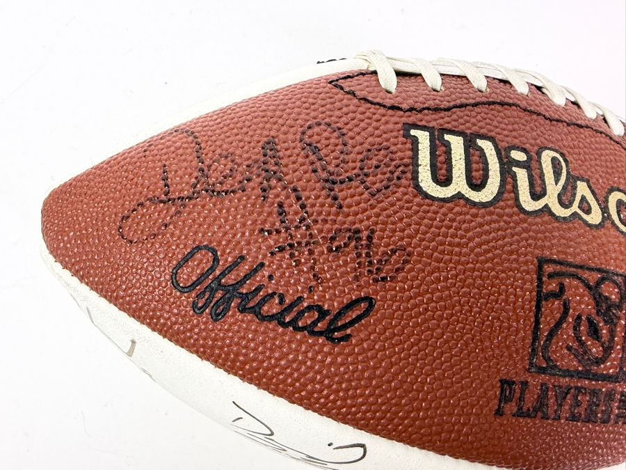 Signed Rookie Class Football - See Photos For Autographs [Photo 16]