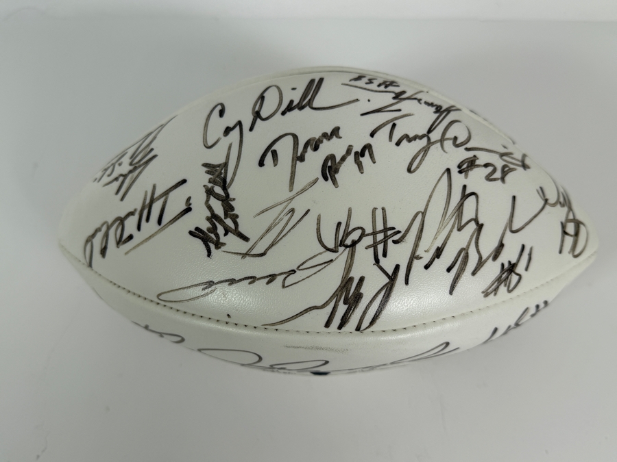 Signed Rookie Class Football - See Photos For Autographs [Photo 6]