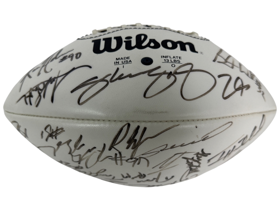 Signed Rookie Class Football - See Photos For Autographs