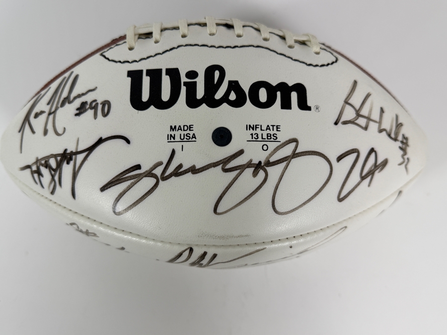 Signed Rookie Class Football - See Photos For Autographs [Photo 2]