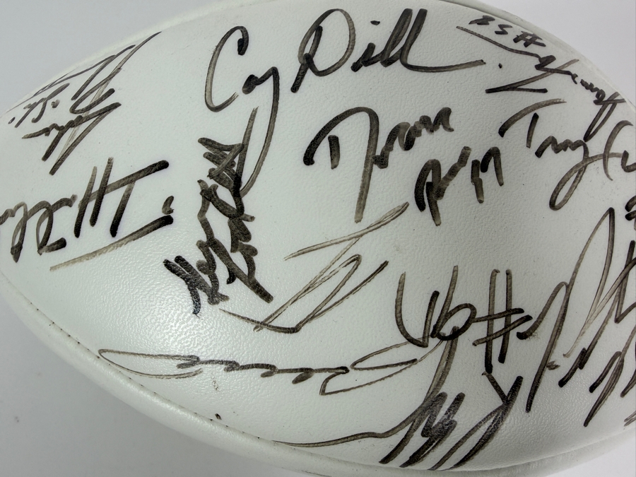Signed Rookie Class Football - See Photos For Autographs [Photo 7]