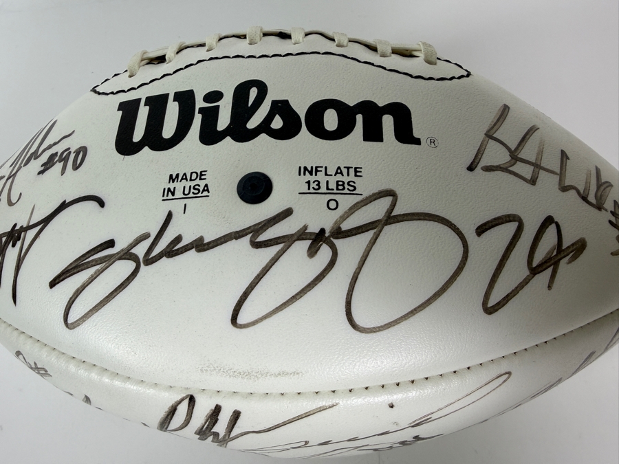 Signed Rookie Class Football - See Photos For Autographs [Photo 4]