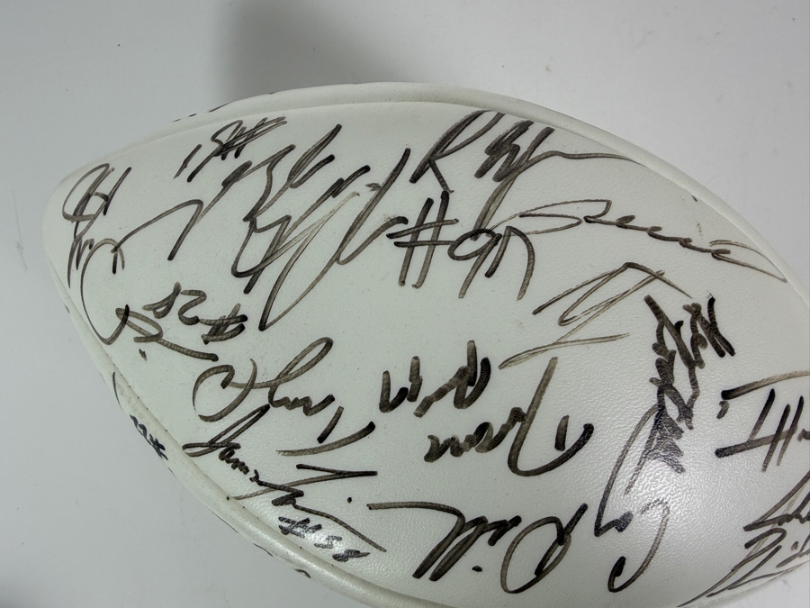 Signed Rookie Class Football - See Photos For Autographs [Photo 10]