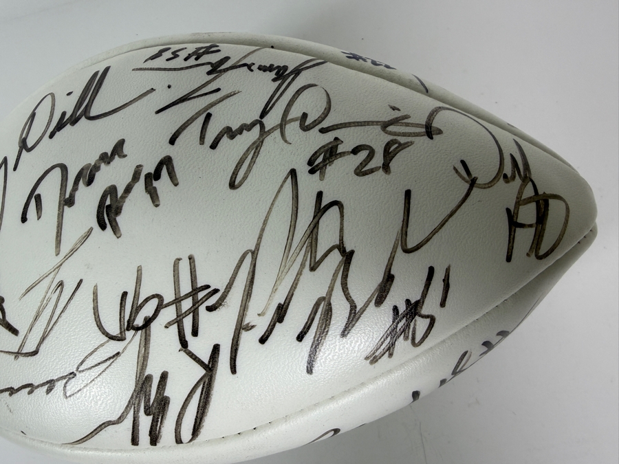Signed Rookie Class Football - See Photos For Autographs [Photo 8]