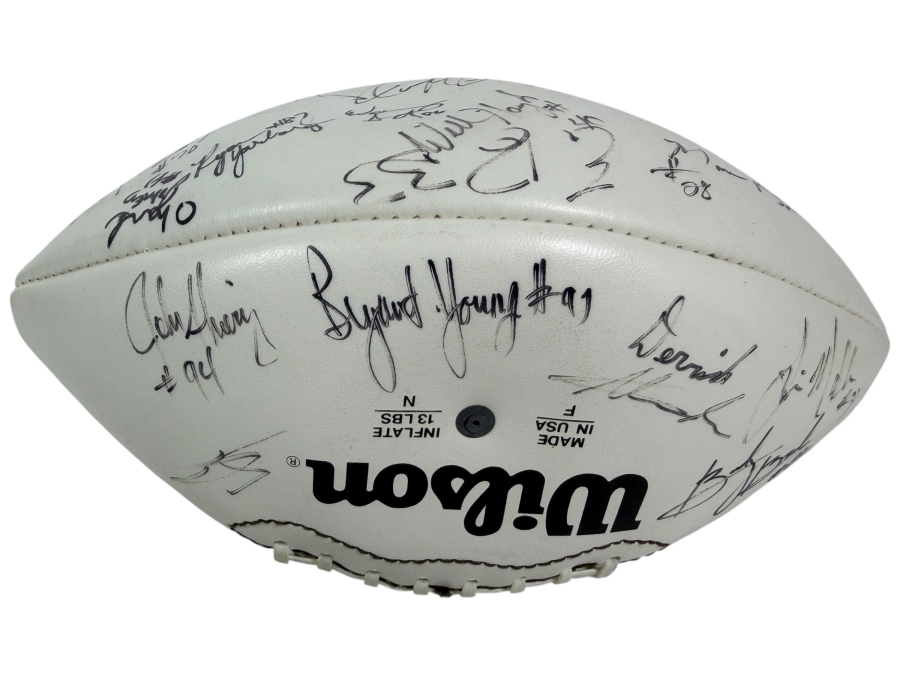 Signed Rookie Class Football - See Photos For Autographs