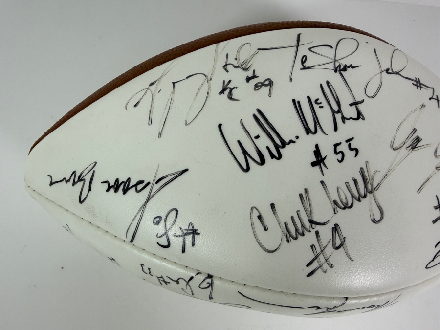 Signed Rookie Class Football - See Photos For Autographs [Photo 3]
