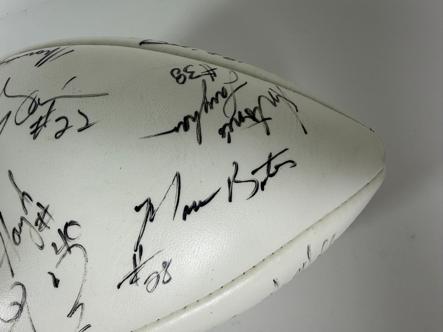 Signed Rookie Class Football - See Photos For Autographs [Photo 8]