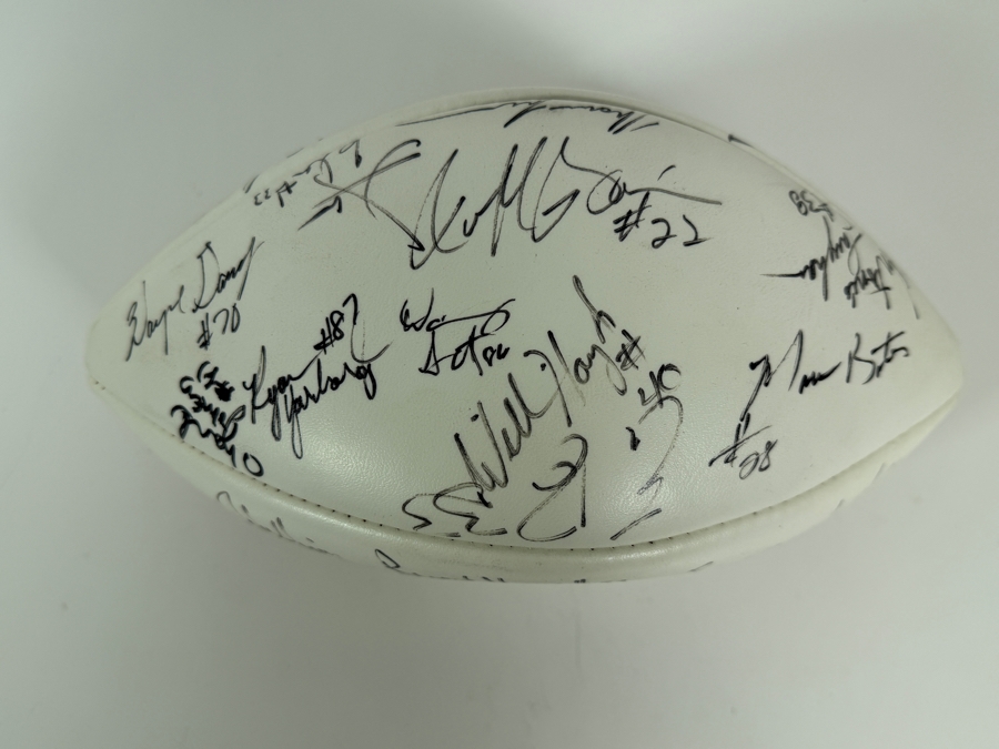 Signed Rookie Class Football - See Photos For Autographs [Photo 5]