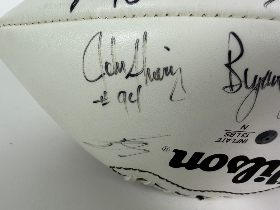 Signed Rookie Class Football - See Photos For Autographs [Photo 9]