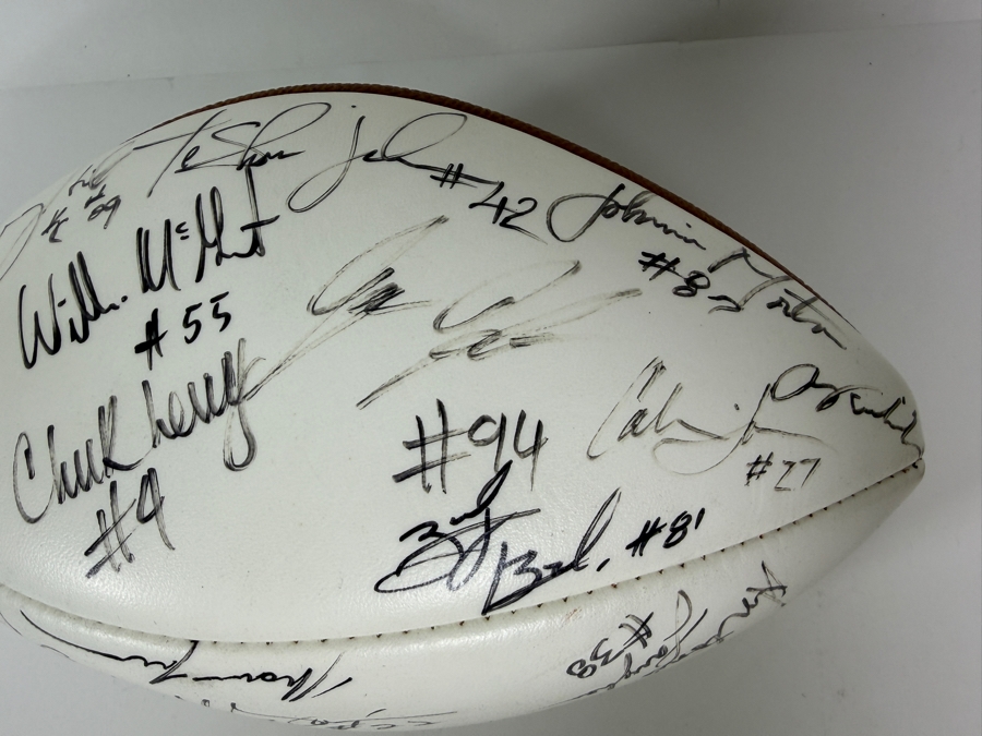 Signed Rookie Class Football - See Photos For Autographs [Photo 4]