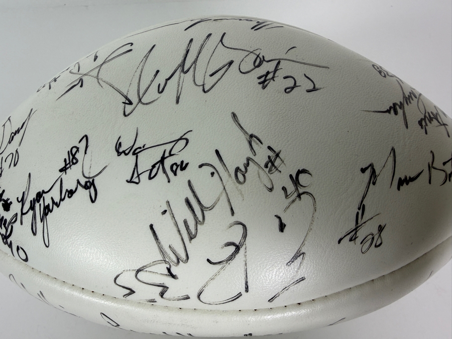 Signed Rookie Class Football - See Photos For Autographs [Photo 7]