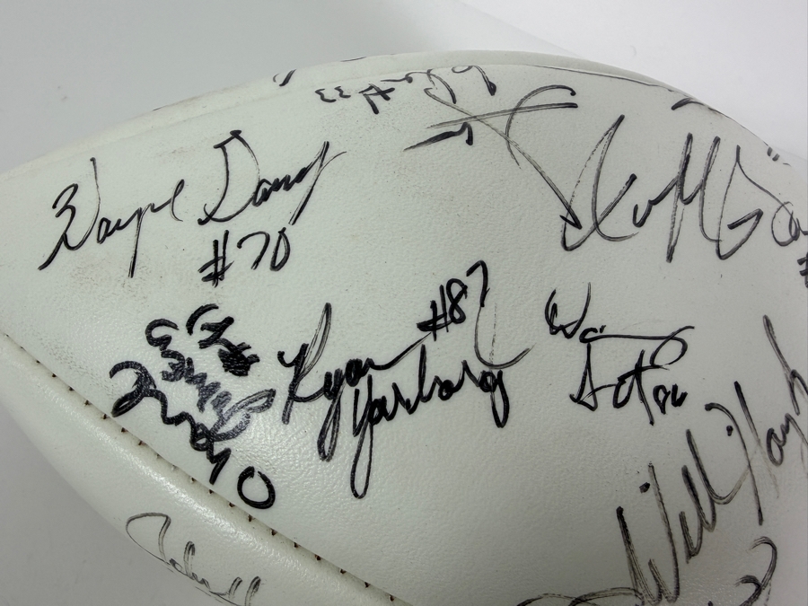 Signed Rookie Class Football - See Photos For Autographs [Photo 6]