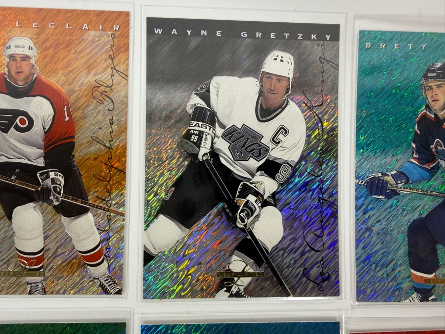 (40) 1995-96 Leaf Limited Donruss Holographic Foil NHL Professional Hockey Trading Cards Including Wayne Gretzky [Photo 2]