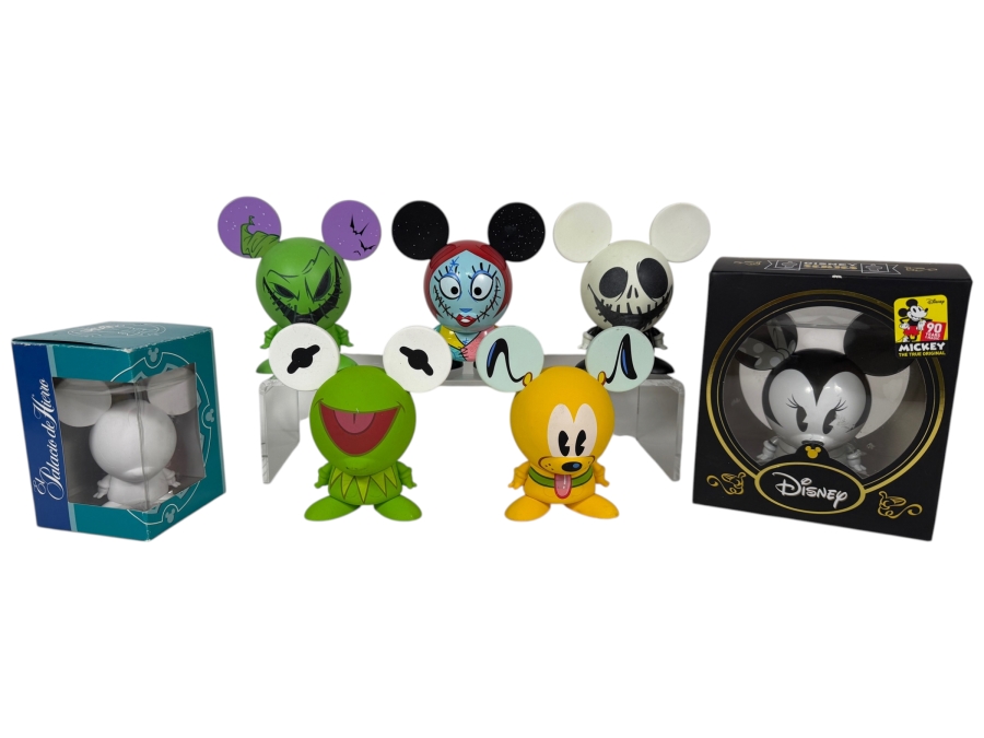 (7) Disney Series Shorts Mickey Mouse Vinyl Figures Designed By Francisco Herrera