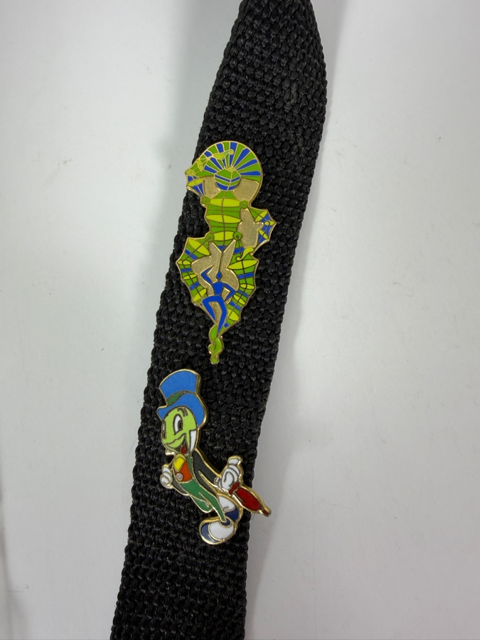 Collection Of Disney Trading Pins With Lanyard And New D23 Keychain [Photo 6]