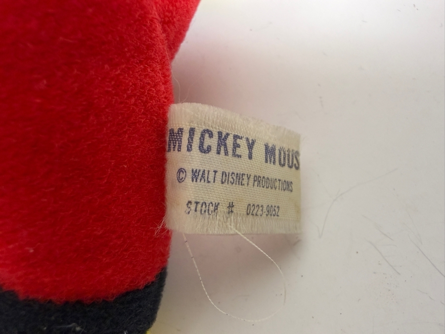 Vintage Walt Disney Productions Mickey Mouse Plush Toy [Photo 4]