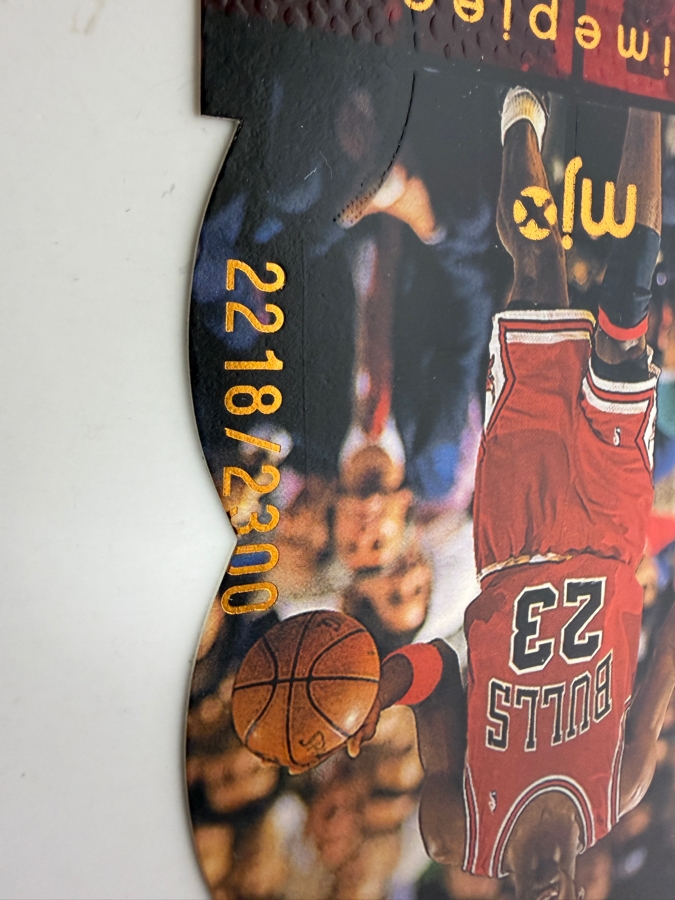 Limited Edition Die-cut 1998-99 Upper Deck MJx 'MJ Timepieces' #28 Michael Jordan NBA Basketball Trading Card [Photo 2]