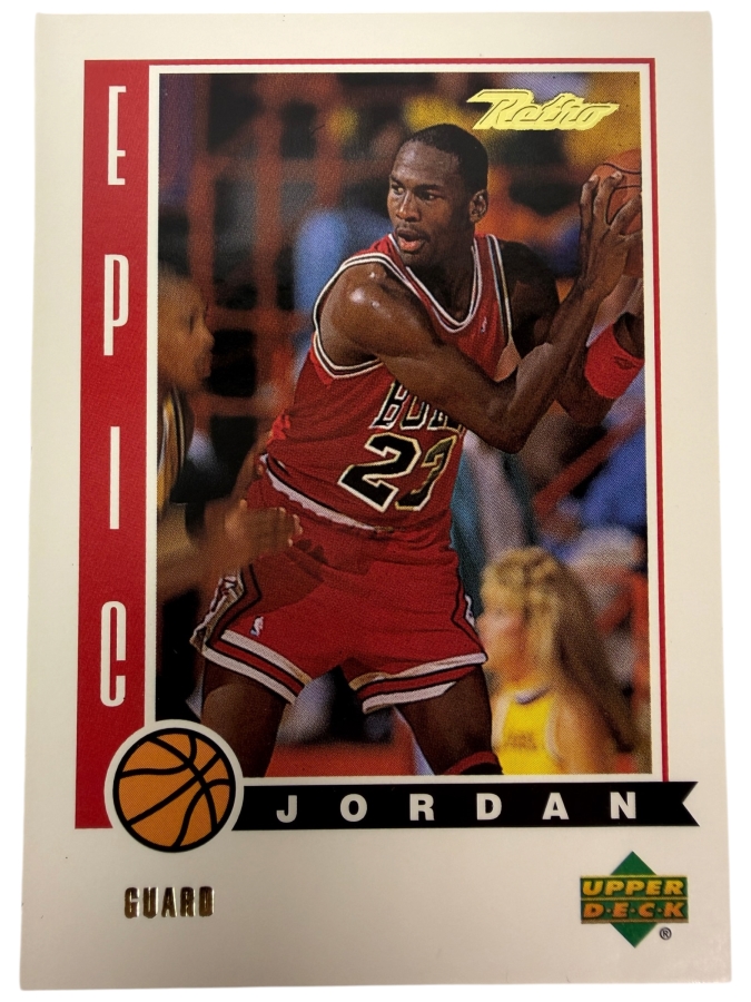 1999 Upper Deck Retro 'Epic Jordan' NBA Basketball Insert Card