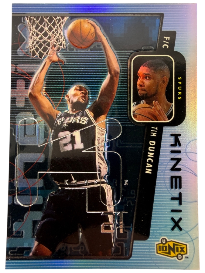 1998-99 Upper Deck Ionix Kinetix #K17 Tim Duncan NBA Basketball Card