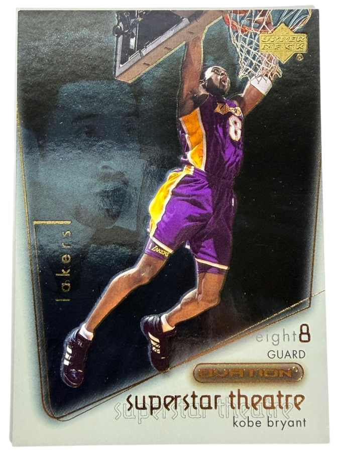 2000-01 Upper Deck Ovation Superstar Theatre Kobe Bryant NBA Basketball Card