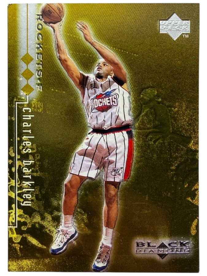 Limited Edition 1998-99 Upper Deck Black Diamond Charles Barkley #40 NBA Basketball Card