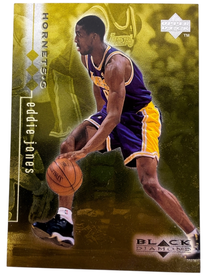 Limited Edition 1998-99 Upper Deck Black Diamond Eddie Jones NBA Basketball Card