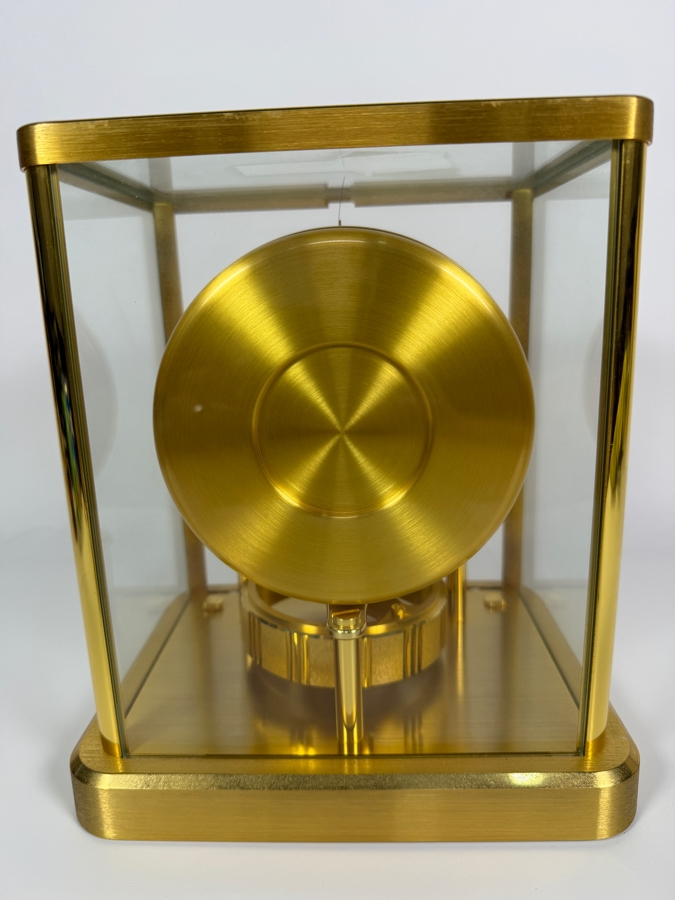 Just Added - Jaeger-LeCoultre Caliber 540 Atmos Classique Gilt Brass Perpetual Motion Clock With White Ring Dial 8'W X 6'D X 10'H [Photo 8]