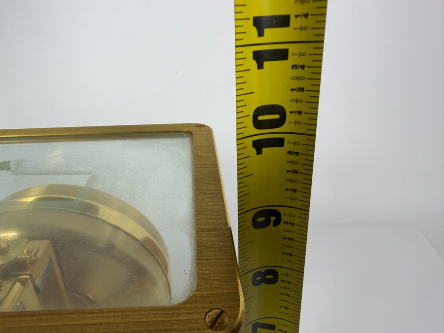 Just Added - Jaeger-LeCoultre Caliber 540 Atmos Classique Gilt Brass Perpetual Motion Clock With White Ring Dial 8'W X 6'D X 10'H [Photo 11]