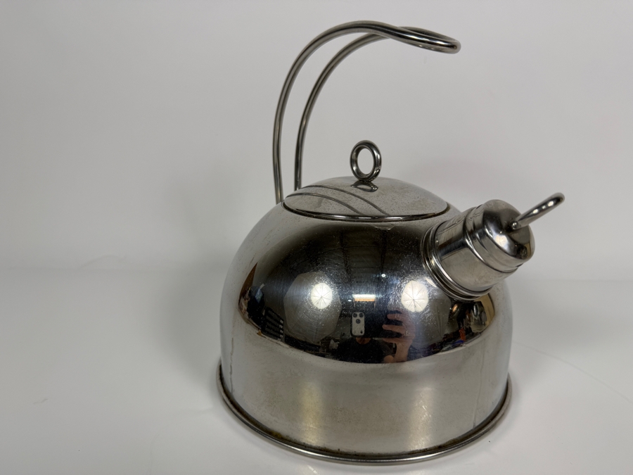 Just Added - Tramontina Inox 18/10 Brasil Stainless Steel Whistling Tea Kettle 8.5'H [Photo 3]