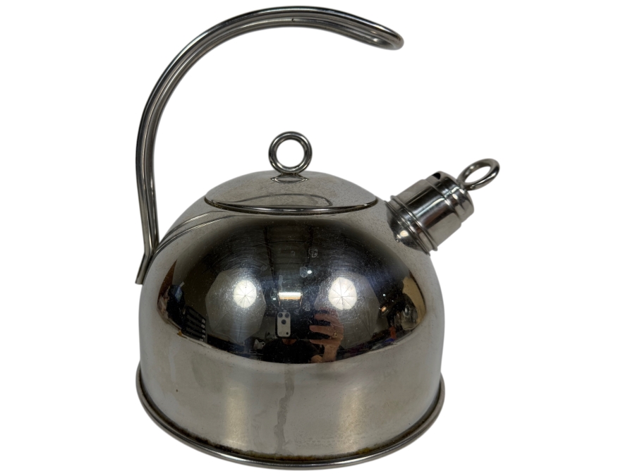 Just Added - Tramontina Inox 18/10 Brasil Stainless Steel Whistling Tea Kettle 8.5'H