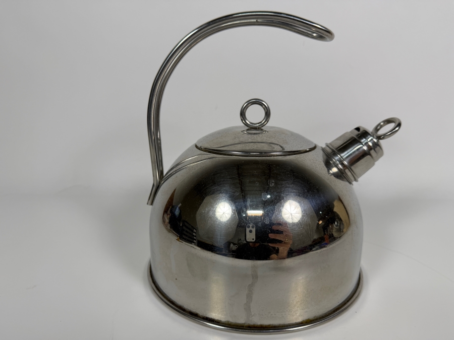 Just Added - Tramontina Inox 18/10 Brasil Stainless Steel Whistling Tea Kettle 8.5'H [Photo 2]
