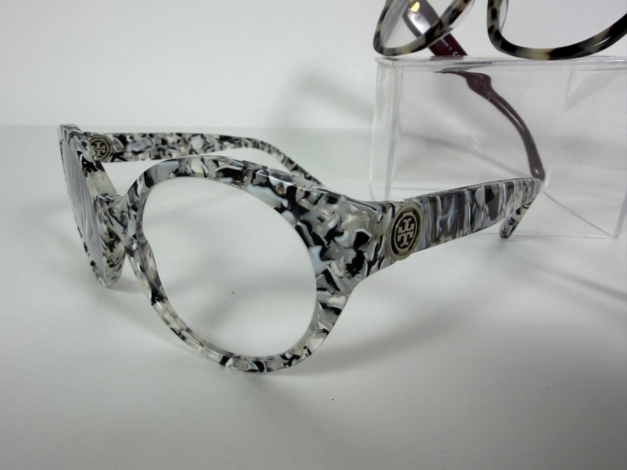 Just Added - Lot Of Three Tory Burch And Bottega Veneta Designer Acetate Eyeglass Frames  [Photo 3]