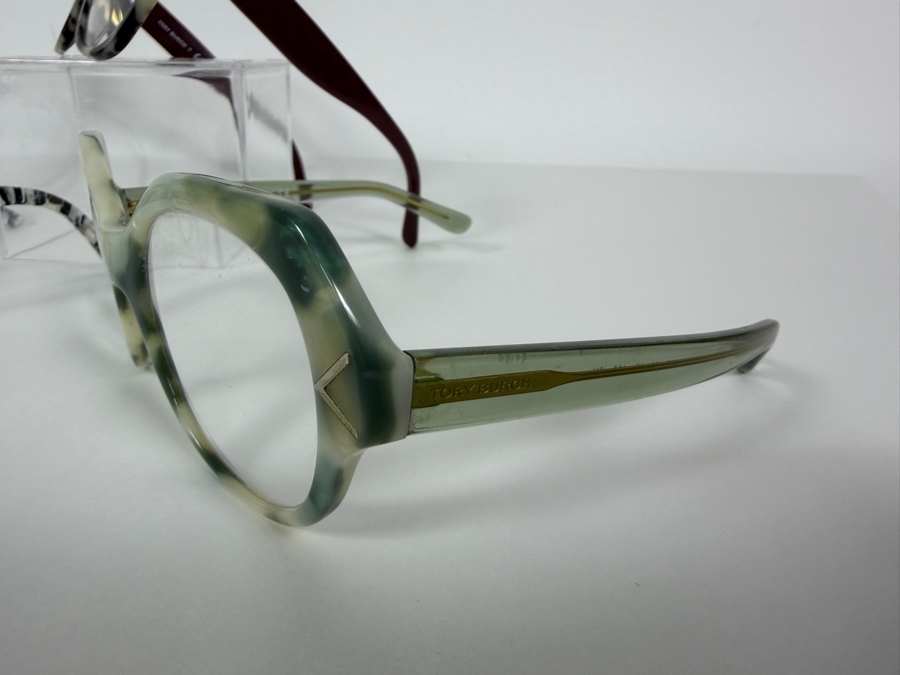 Just Added - Lot Of Three Tory Burch And Bottega Veneta Designer Acetate Eyeglass Frames  [Photo 2]