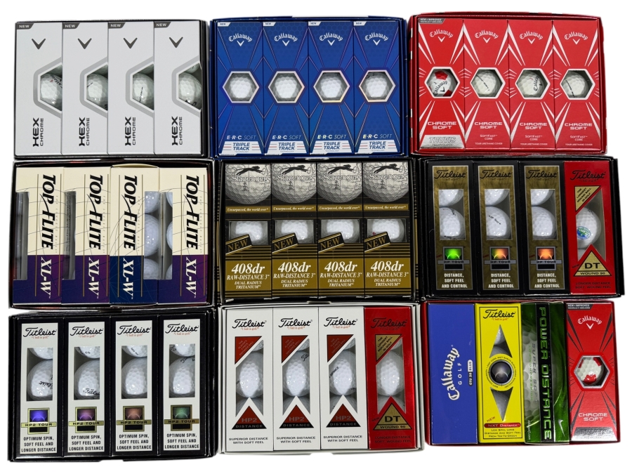 Just Added - (108) New Golf Balls From Various Makers